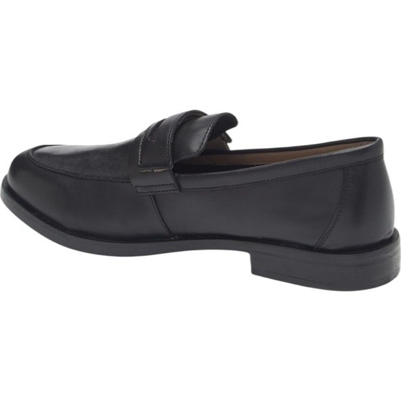 All Saints Sam Black Leather Loafers Men's size 13 Need - Picture 2 of 6